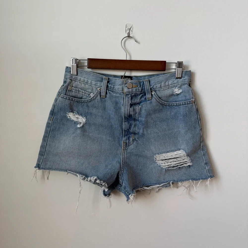 BDG by‎ Urban Outfitters Girlfriend High Rise Shorts Light Wash 29